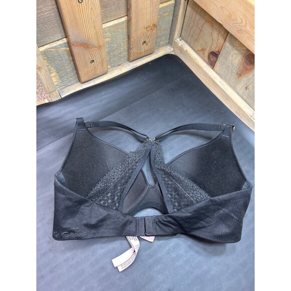 Victorias Secret Incredible Black 32C Padded Underwire Bra W/ Adjustable Straps - Picture 6 of 14